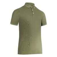 Men's golf short-sleeved polo shirt - WW500 khaki