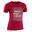 T-shirt coton enfant basique bordeaux imprimé