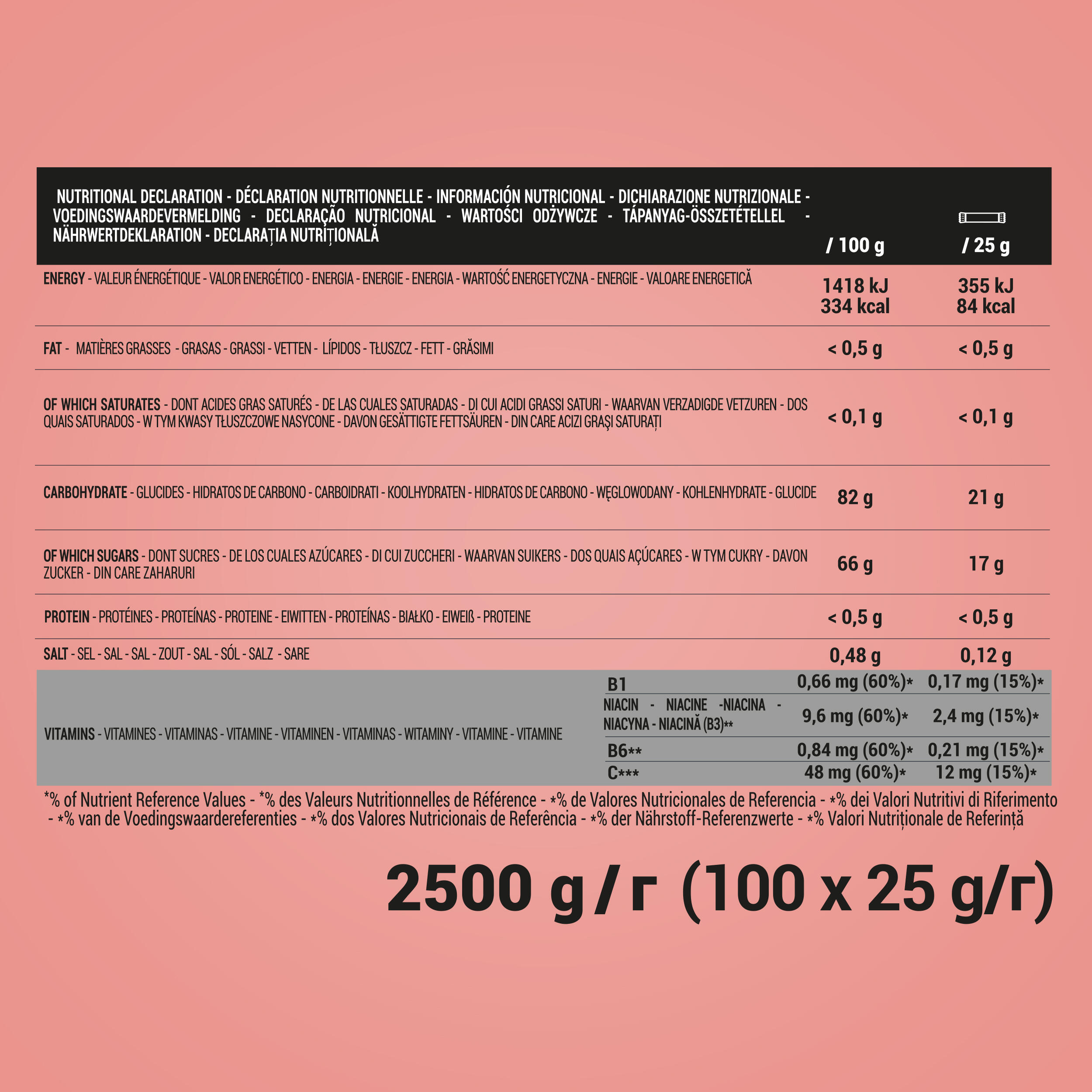 Energy Fruchtmus Erdbeere Cranberry Acerola 100 × 25 g  3/5
