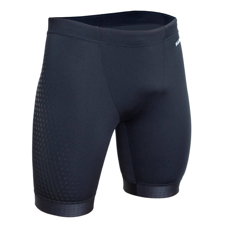 Men Swimming Jammer Fiti Black  Hexagon