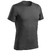 T-shirt de randonnée manches courtes en synthétique - Homme- MH100 - Gris Foncé