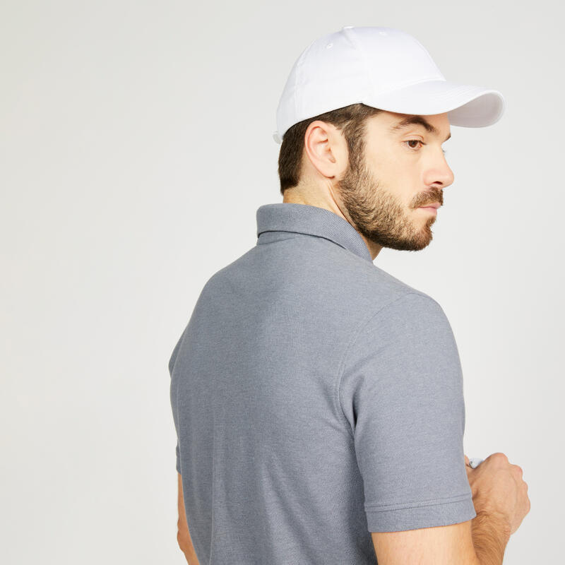 Polo de golf manches courtes Homme - MW500 gris foncé