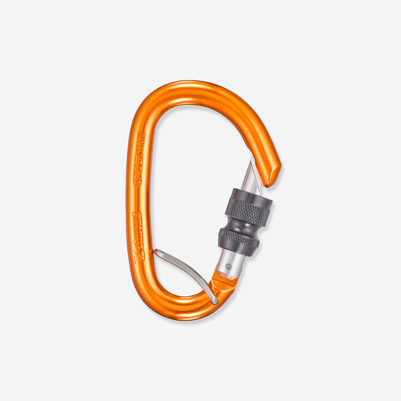 Schroefkarabiner voor klimsport en alpinisme Spider HMS BLC