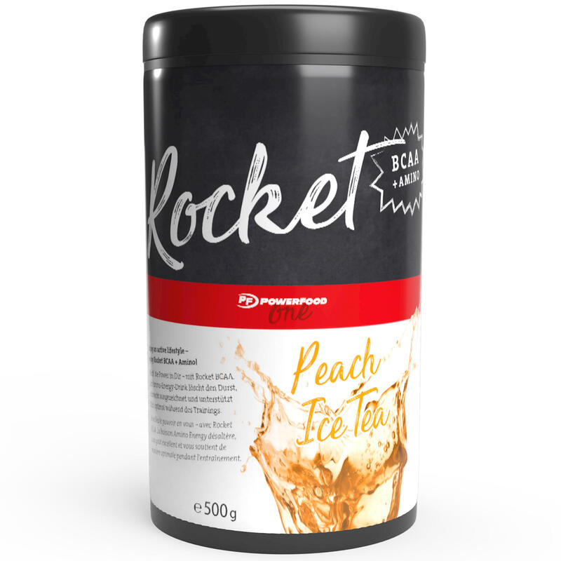 ROCKET BCAA EN POUDRE GOÛT ICE-TEA PÊCHE - 500G