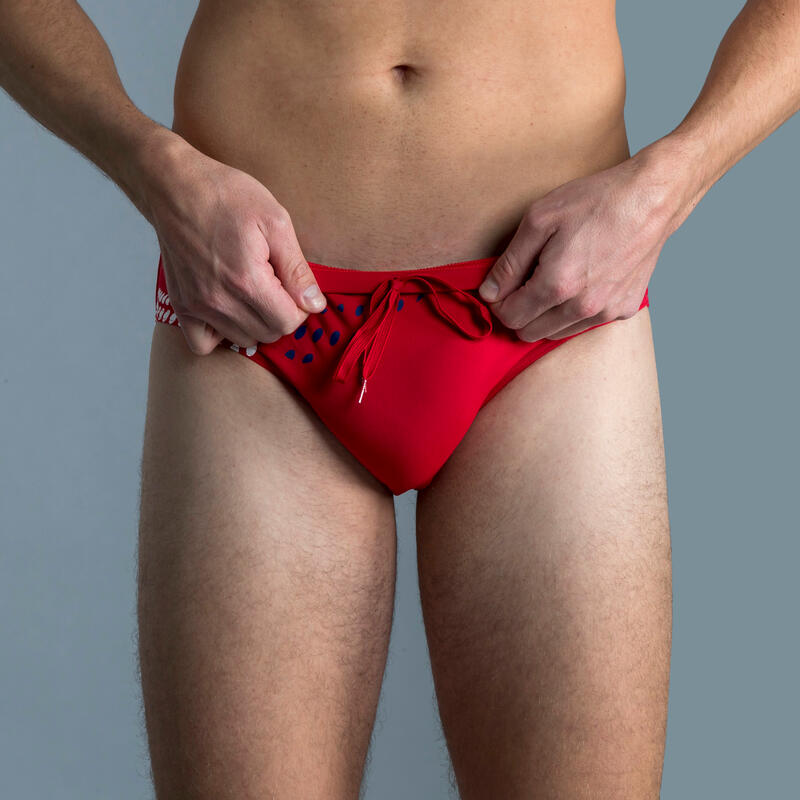 Maillot De Bain Slip Natation Homme Arena Brief Rouge