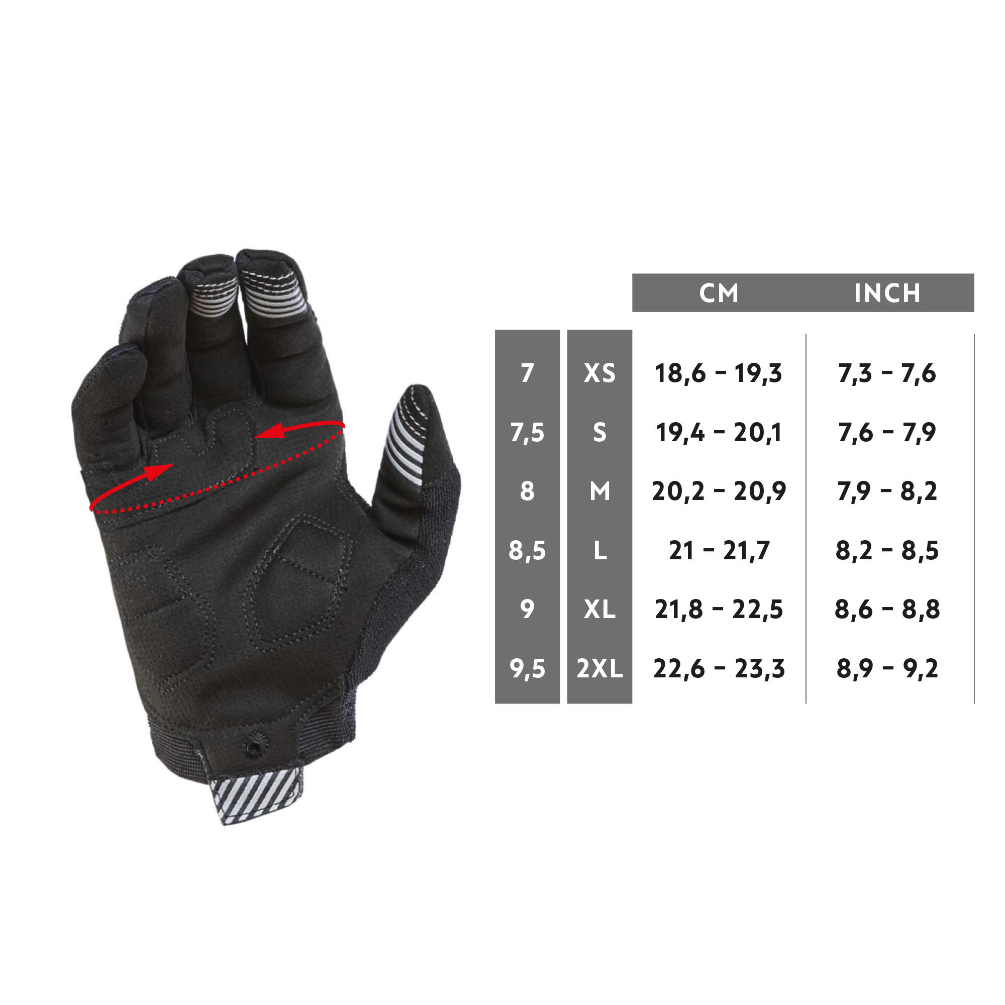 ST 500 mountain biking gloves - ROCKRIDER