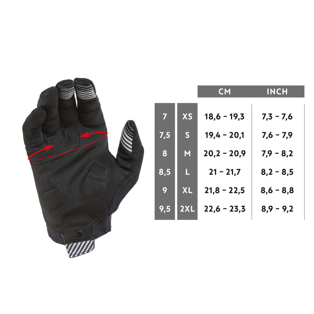 Mountain Biking Gloves ST 500 - Red