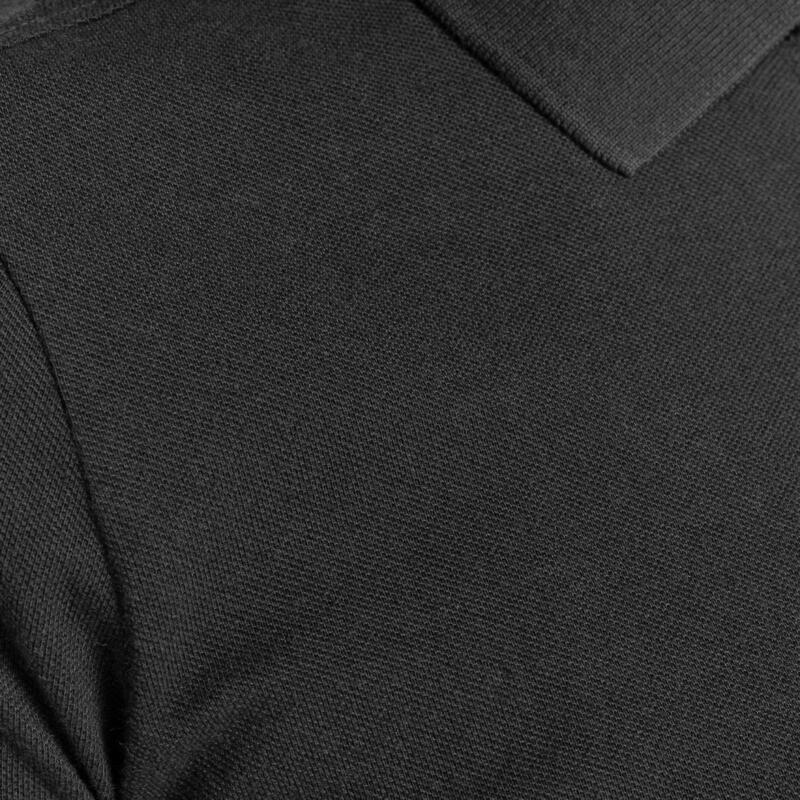 Damen Poloshirt kurzarm - MW100 schwarz