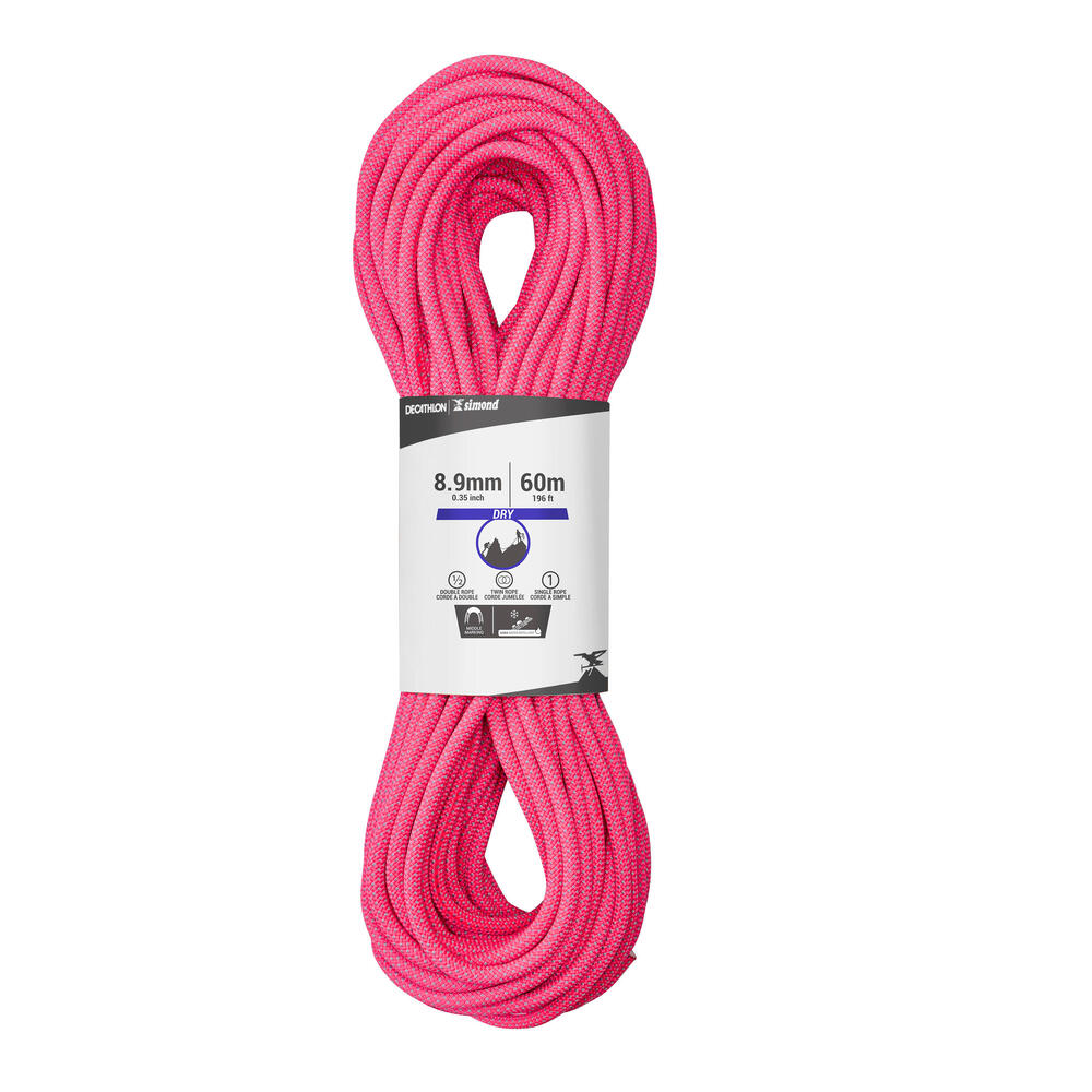 seil edge dry 8,9 60 m simond 2018