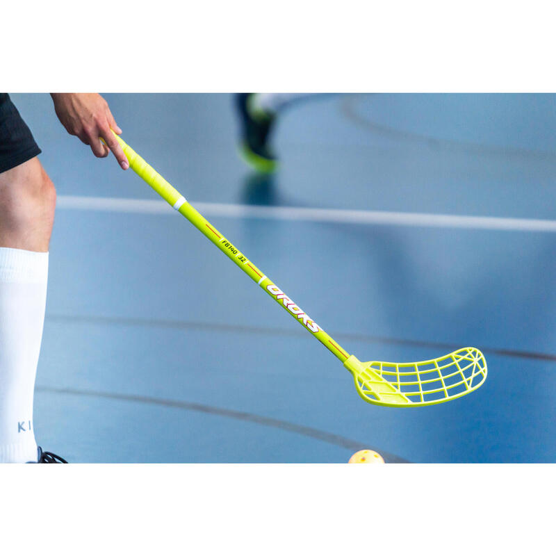 Canne de unihockey 140 pour droitier (main droite en bas)