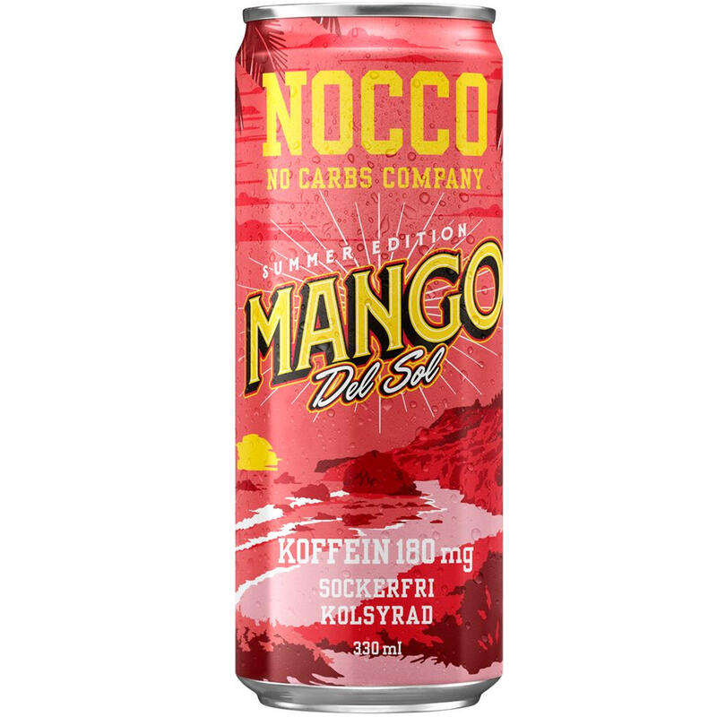 BOISSON ÉNERGÉTIQUE NOCCO BCAA MANGUE 330 ML