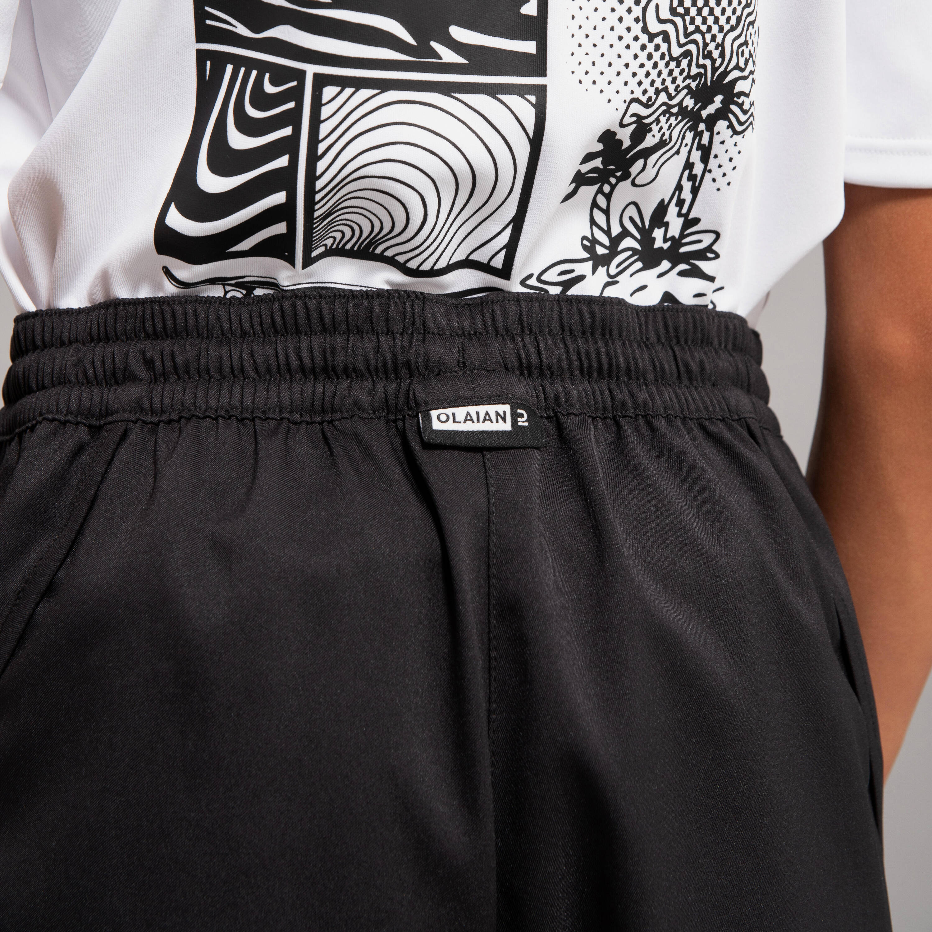Girls Surfing Shorts 100 KATY  BLACK -  3