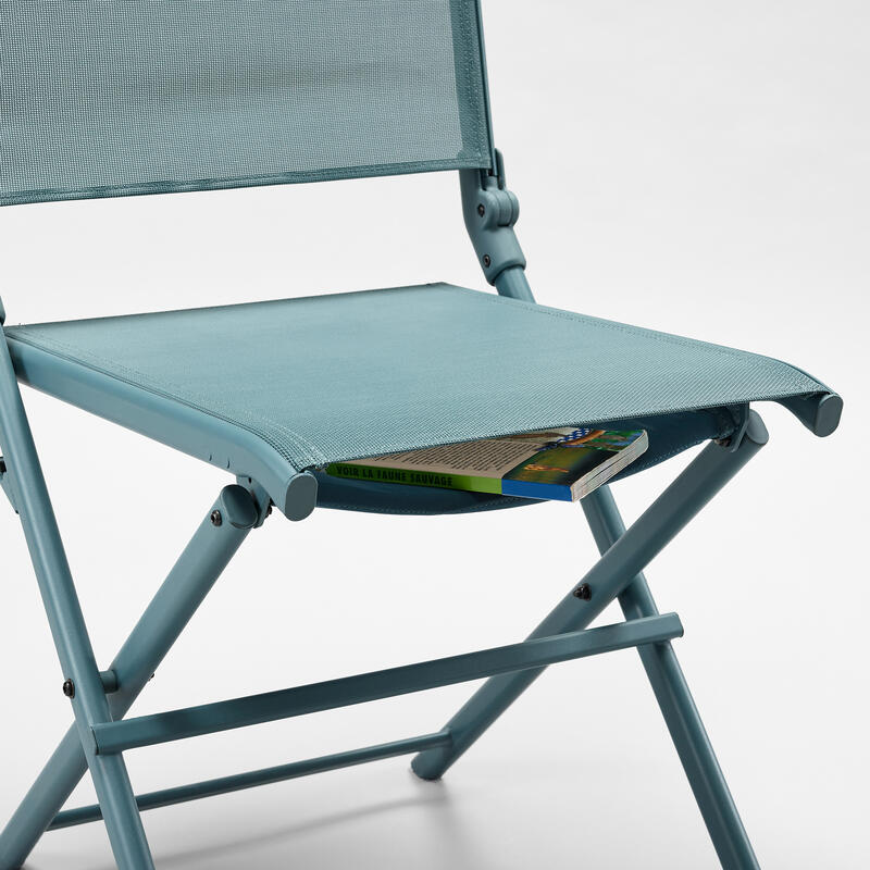 Silla plegable de camping doble posición Quechua Comfort