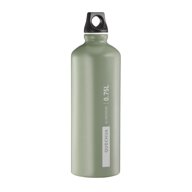 0.75L Aluminium ScrewTop Water Bottle QUECHUA Decathlon