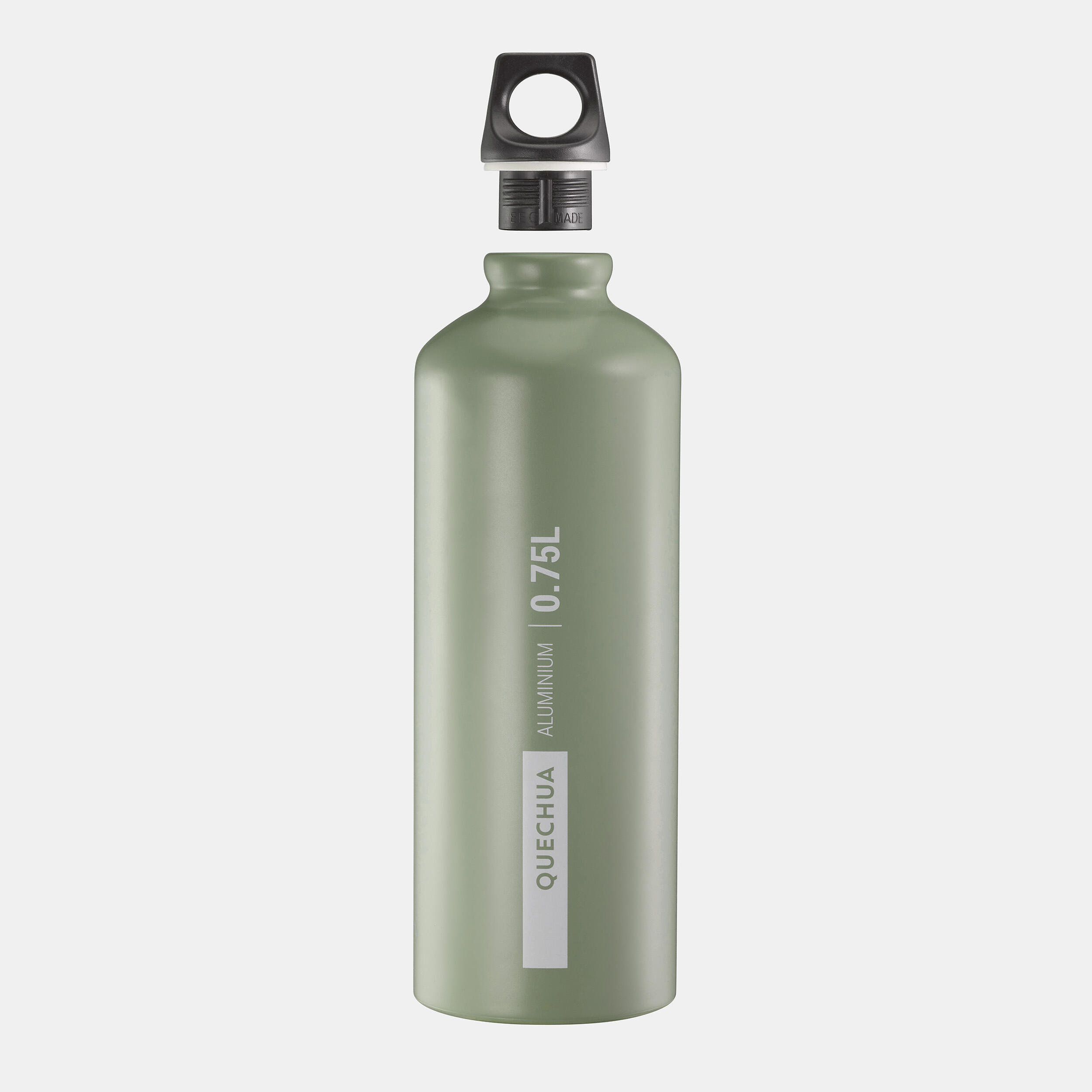 Aluminium Water Bottle with Screw Cap - 0.75 Litre Sage Green