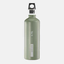 Aluminium Hiking Flask 100 with Screw Cap 0.75 Litre - Khaki