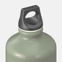 زجاجة مياه للتنزه الومنيوم مع غطاء لف 0.75 لتر - كاكي