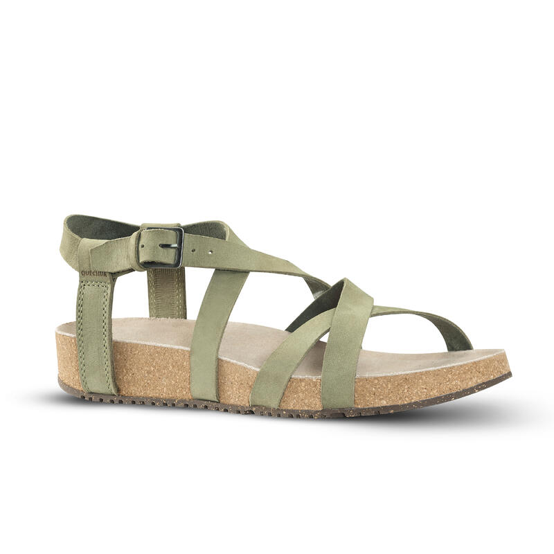 Wandersandalen Damen - Outdoor khaki