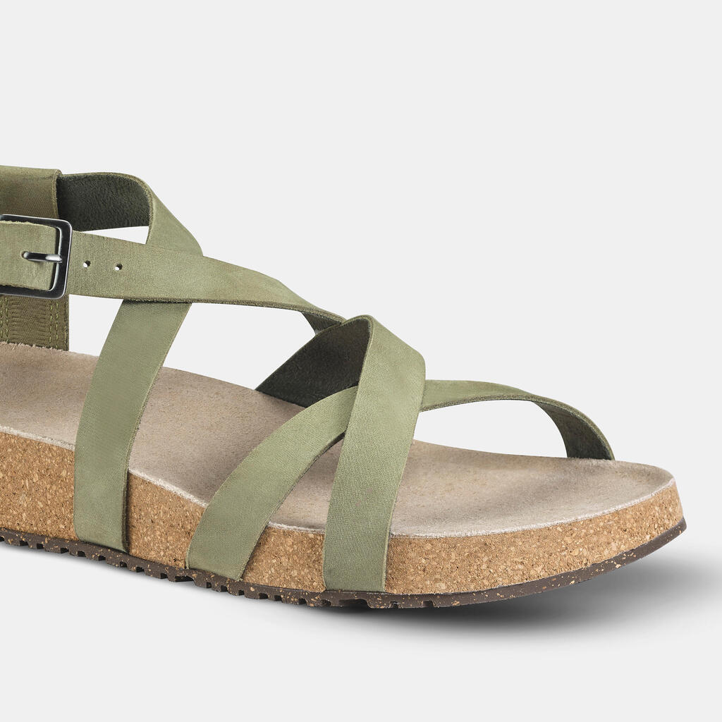 Wandersandalen Damen - Outdoor khaki