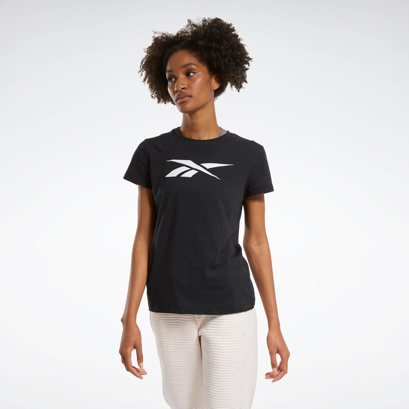

Футболка для фитнеса женская Reebok черная, X8770101