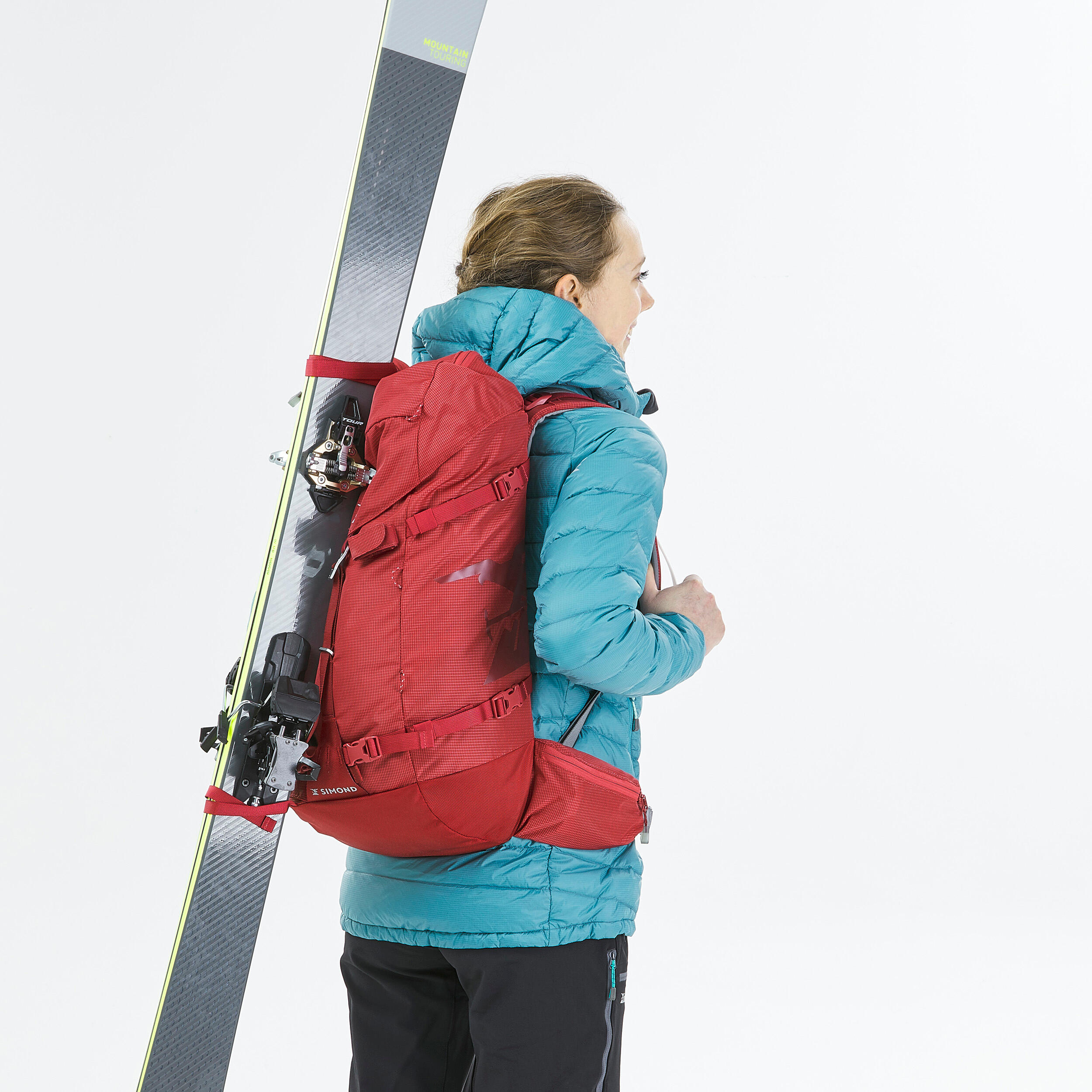 Mountaineering Backpack 33 litres - MOUNTAINEERING 33 RASPBERRY 15/17