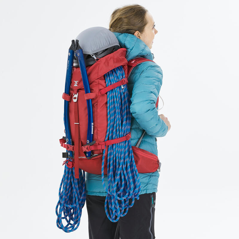 Mochila de alpinismo 33 litros - ALPINISM 33 Framboesa