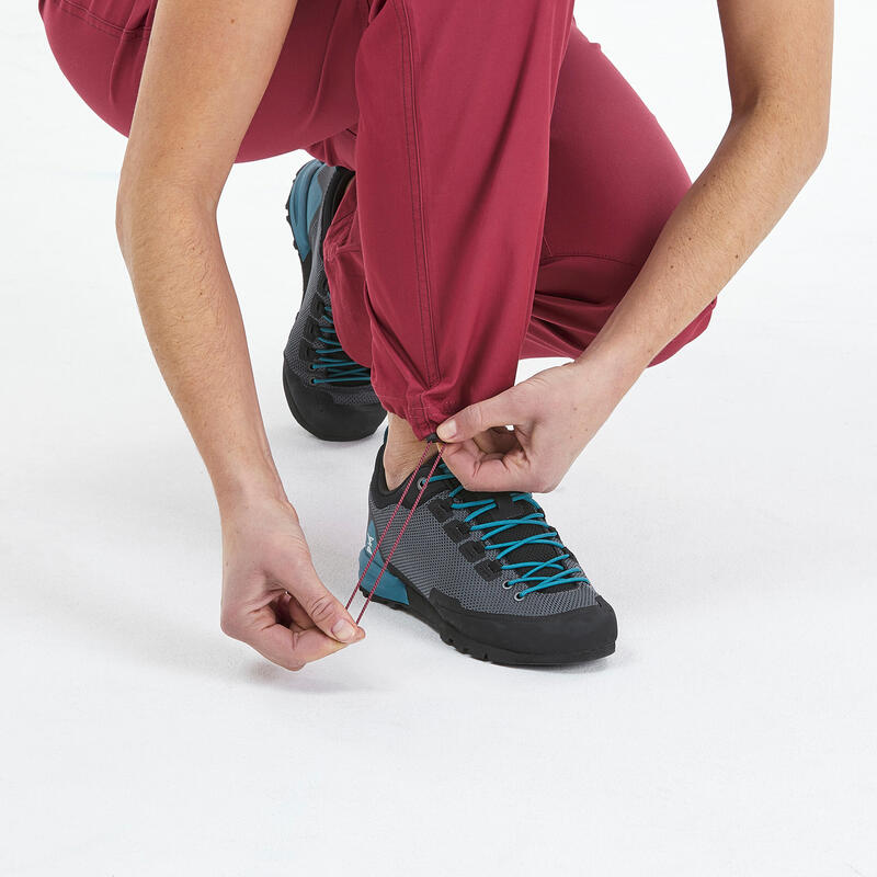 Pantalón de escalada y montaña Mujer Simond Vertika rojo