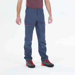 Men's climbing and mountaineering lightweight trousers - ROCK EVO - Blue