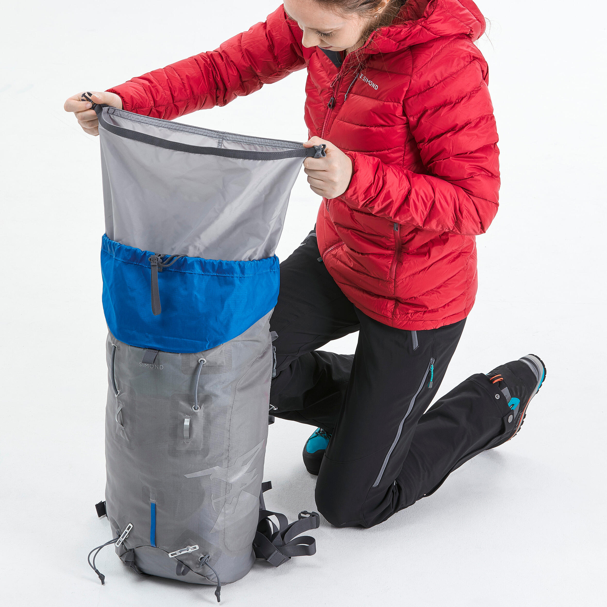 Sac dos d alpinisme 33 LITRES SPRINT 33 BLEU SIMOND Decathlon