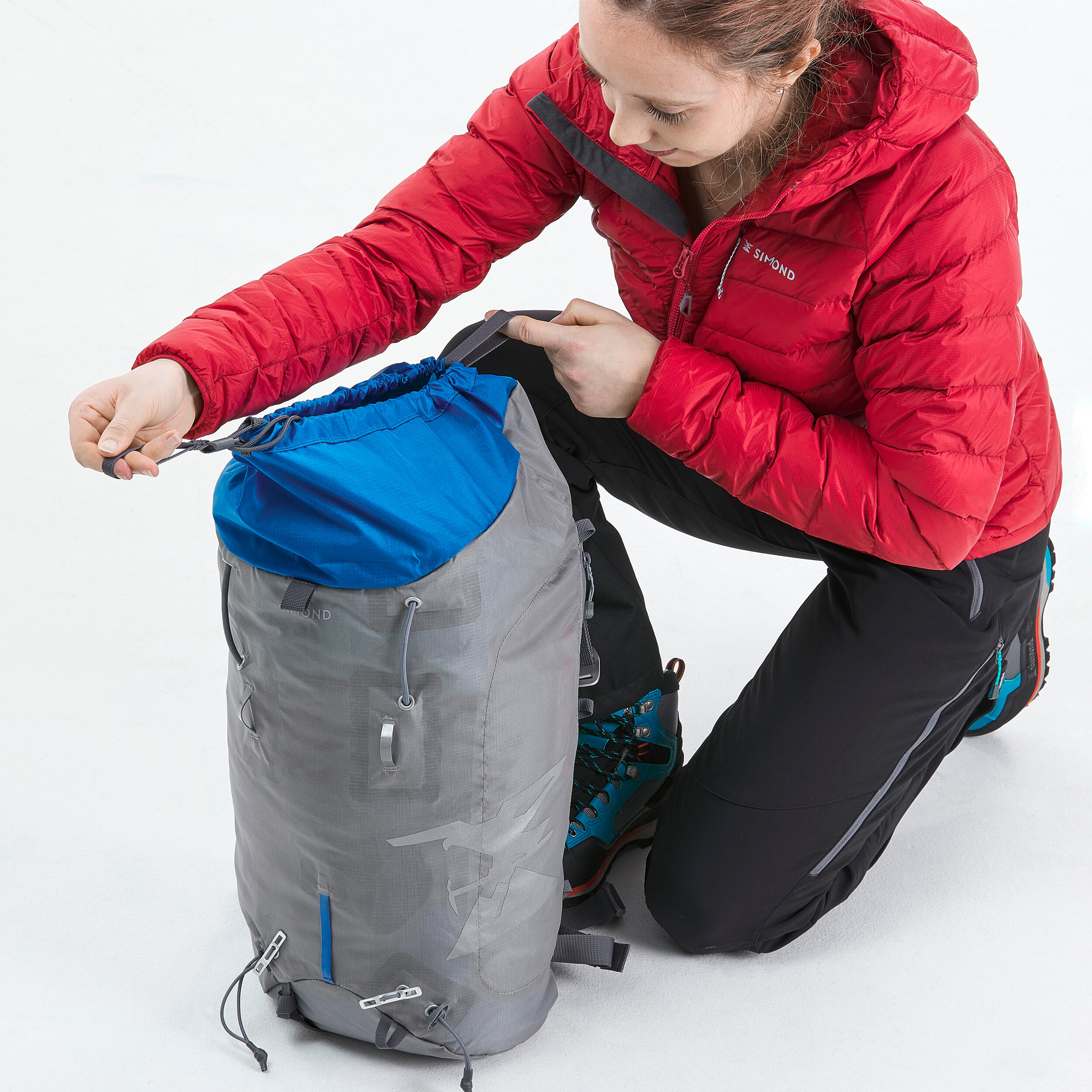 33 LITRES mountaineering backpack - SPRINT 33 BLUE