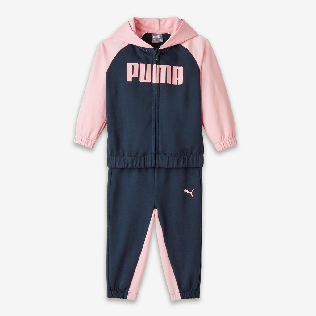 Vaikiškas šiltas sportinis kostiumas, rožinis
