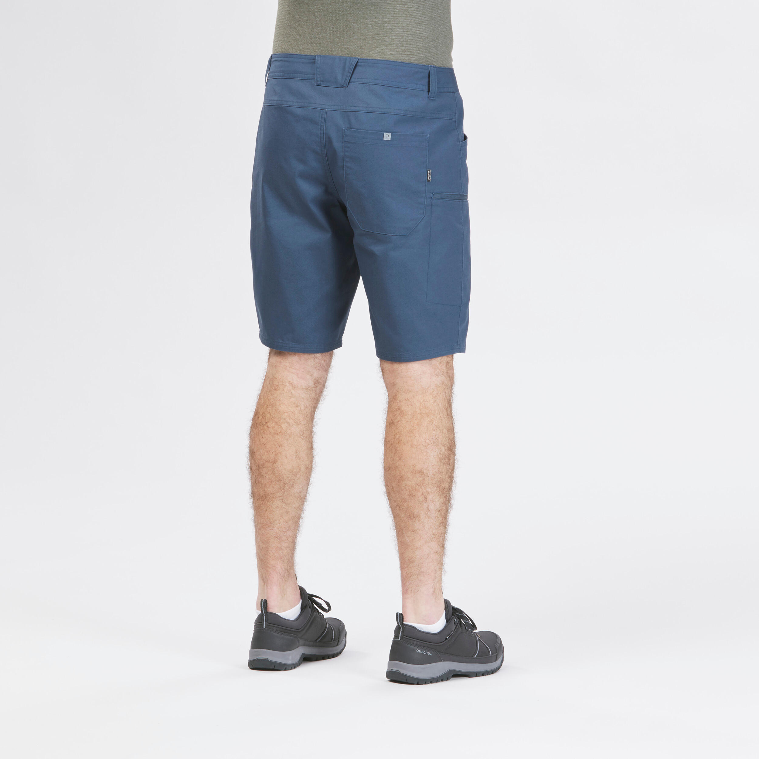 Men Light Cargo Shorts Abyss Blue - NH500
