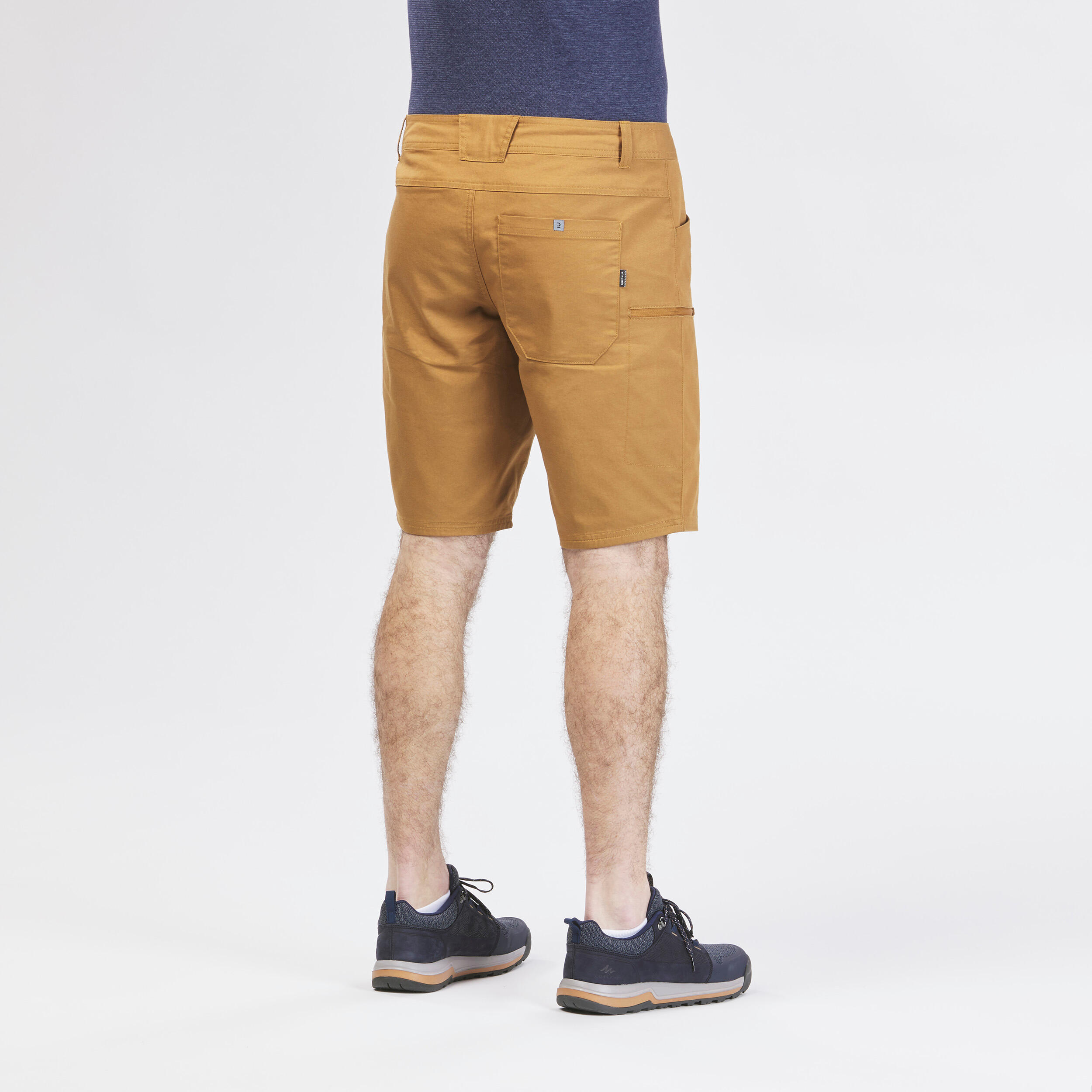 Men’s hiking shorts - NH500 Regular - Brown