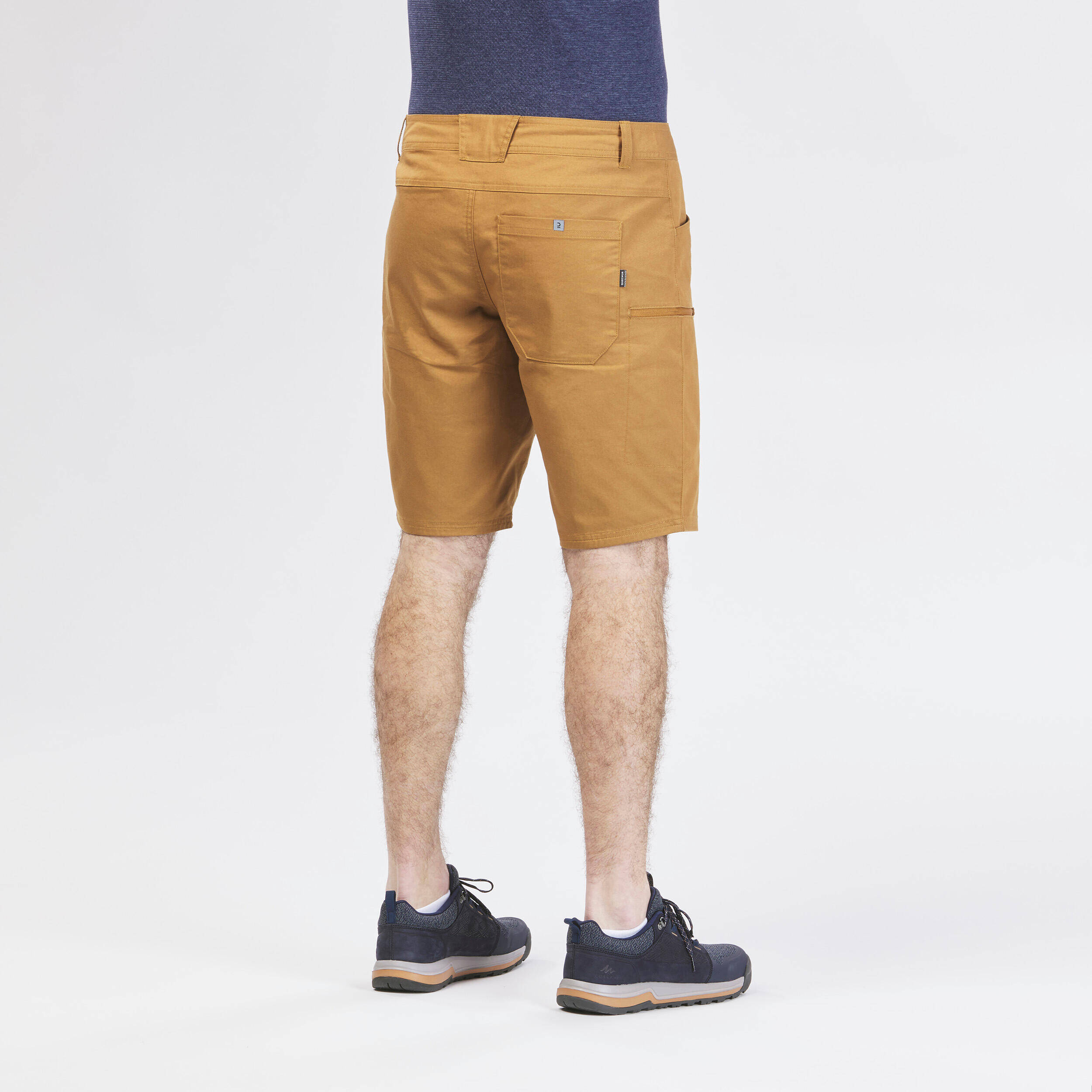 Men’s hiking shorts - NH500 Regular - Brown -  3
