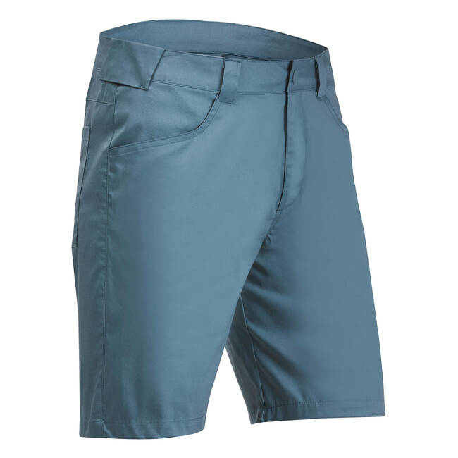 Men's Hiking Shorts - NH100 Fresh - Asphalt blue - Quechua - Decathlon