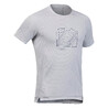 Men Hiking Quick Dry T-shirt MH500 Grey