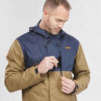 Chaqueta impermeable de montaña y trekking con capucha Hombre Quechua NH500