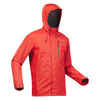 Wanderjacke Herren wasserdicht Wandern - NH500 rot