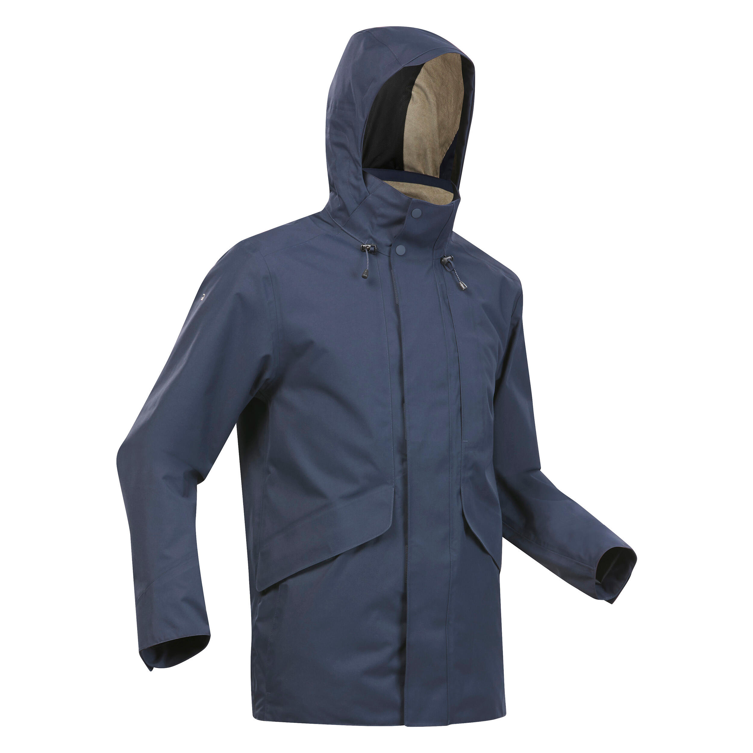 Jachetă Impermeabilă Drumeție în Natură NH550 Bleumarin Bărbați