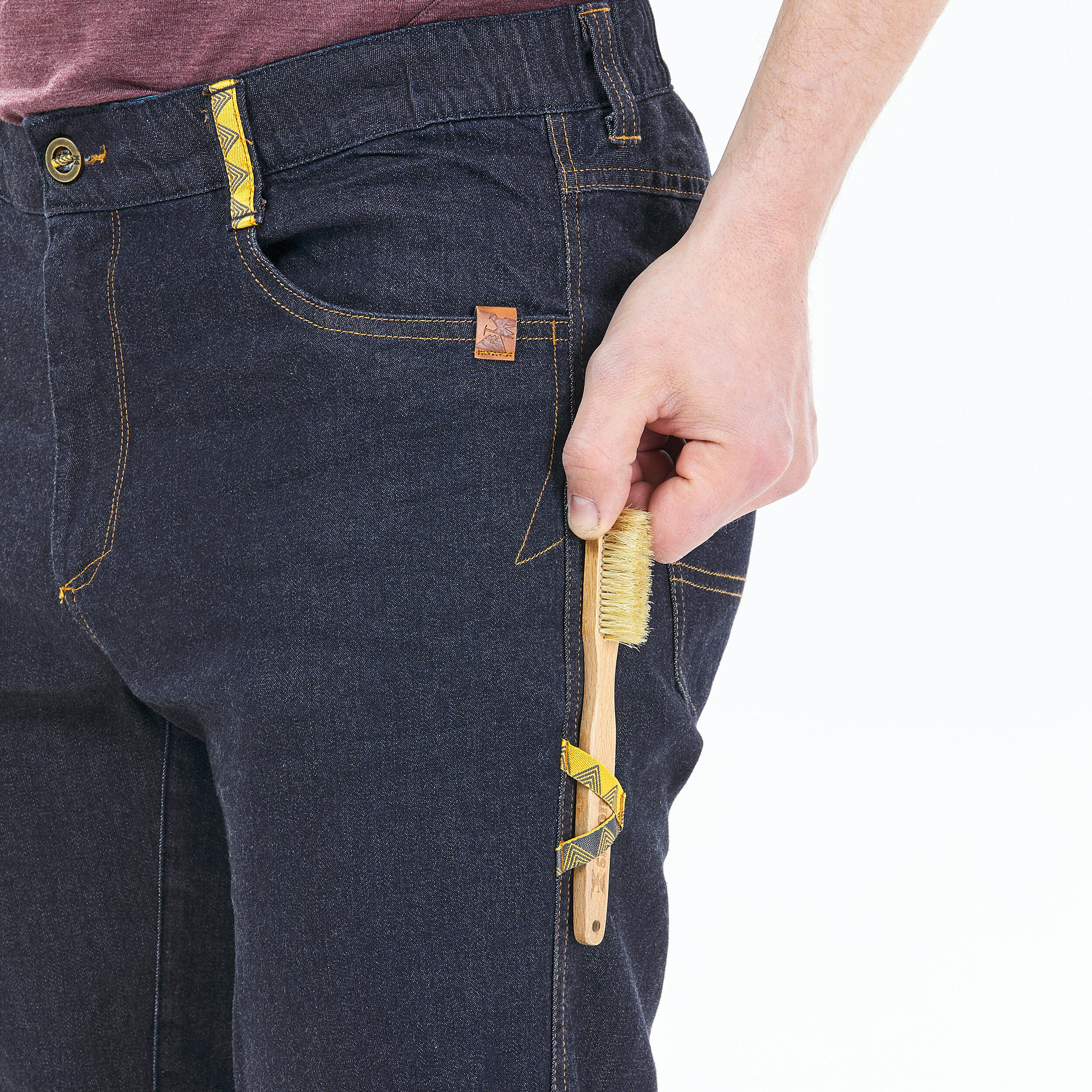 Men Climbing & Mountaineering Equipment Jeans Simond Dark Blue