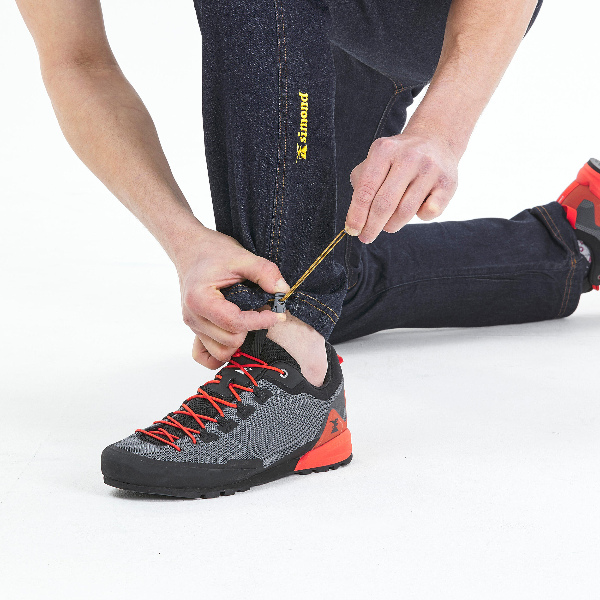 Men Climbing & Mountaineering Equipment Jeans Simond Dark Blue