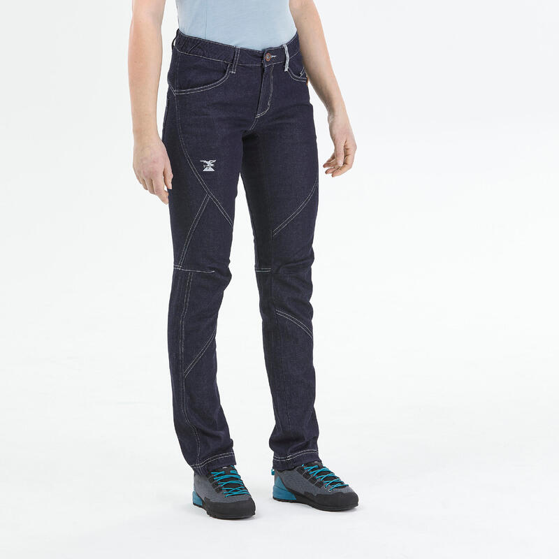 JEAN D'ESCALADE STRETCH - VERTIKA FEMME BLEU COSMOS