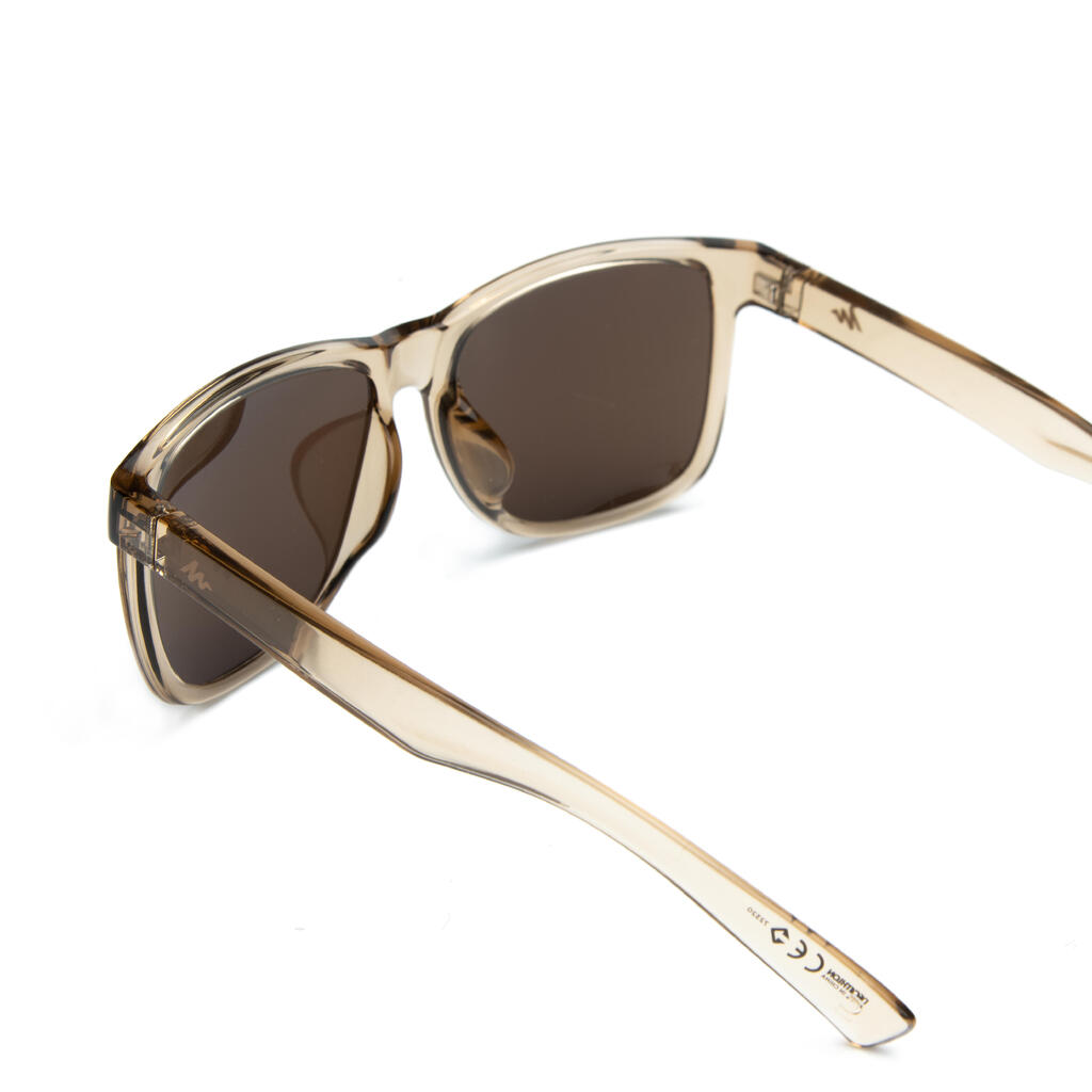 LUNETTES DE SOLEIL DE RANDONNÉE MONTAGNE ADULTE MH140A P3 - GRIS FONCÉ