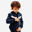 Trainingsjacke Babys/Kleinkinder Basic - blau