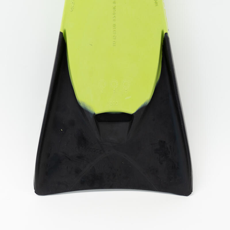 Labe de Înot Bodyboard 500 Negru-Galben 