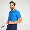 Men's golf short-sleeved polo T-Shirt WW500 blue