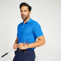 Polo golf manga corta hombre - WW500 azul