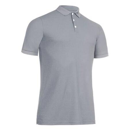 Men's golf short-sleeved polo shirt - WW500 grey