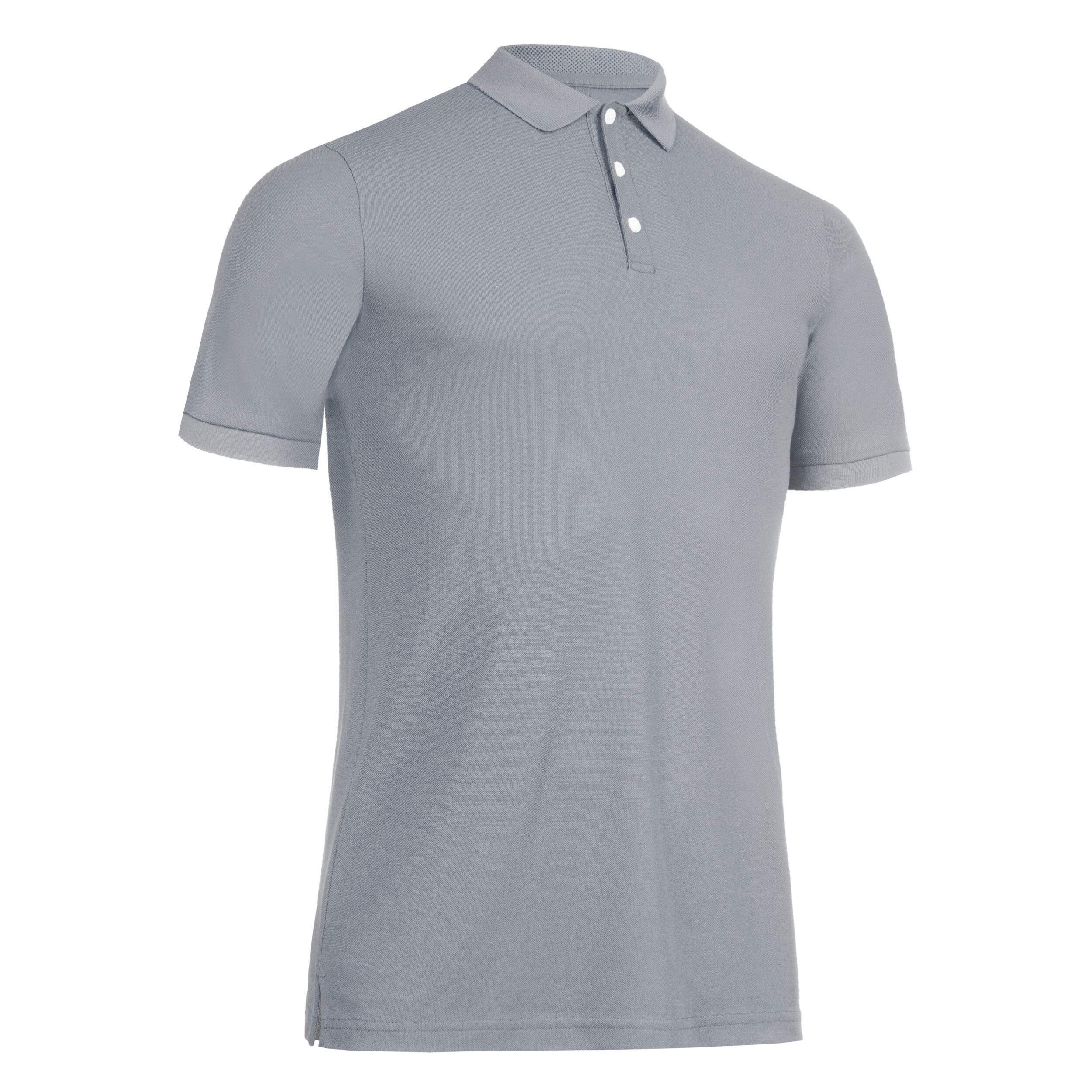 Men's golf short-sleeved polo shirt - WW500 grey 6/6