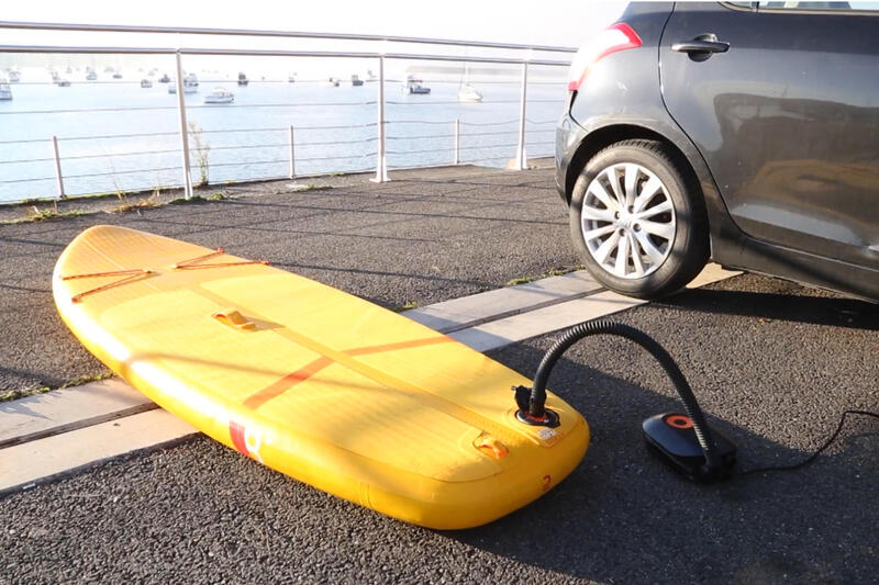 Bomba elétrica 0-20PSI 13,8V 10A (tomada 12V) para stand up paddle e kayaks